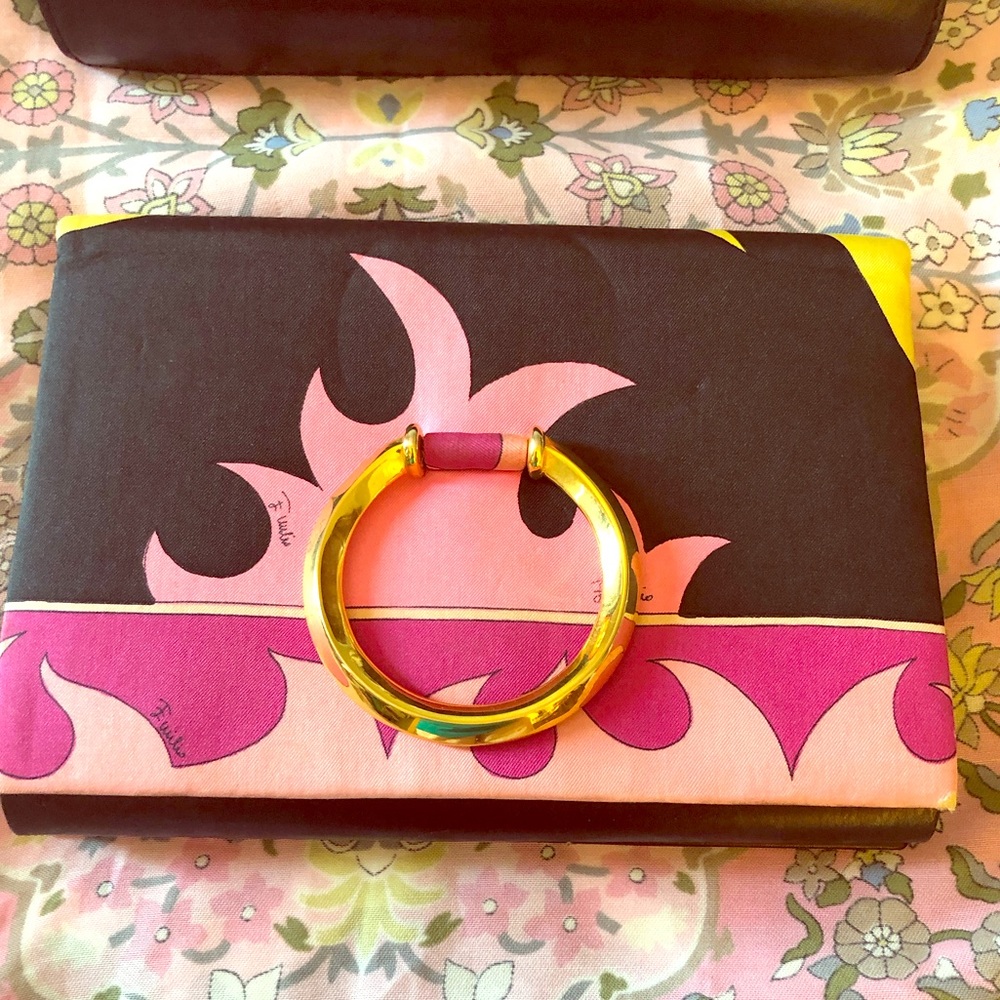 Vintage Emilio Pucci clutch/ shoulder purse
